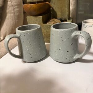 Sweet July Edgewater Collection Coffee Mug Set - Grey Speckled